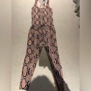 Stella McCartney Snake Print Cashmere Jumpsuit